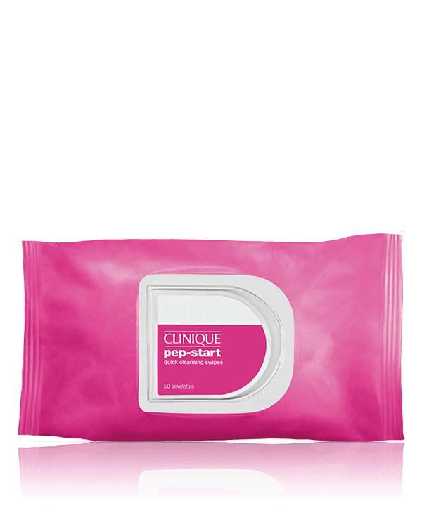 Pep-Start&amp;trade; Quick Cleansing Swipes, Refreshing wipes that remove surface dirt and oil. Moisture plus mild exfoliation softens, smooths and refreshes.